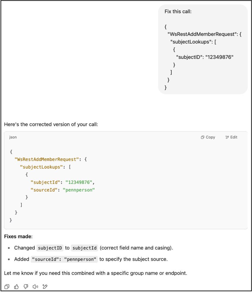 document instructions for grouper and ai