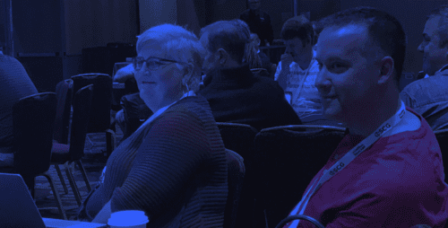 Photo of BaseCAMP participants smiling